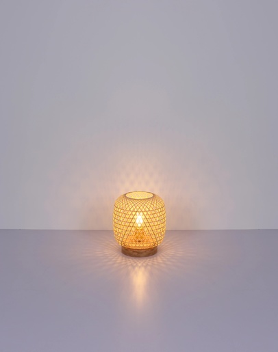 Stolna svjetiljka MIRENA, E27, IP20, smeđa