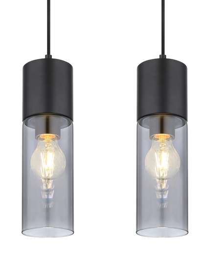 Viseća svjetiljka ANNIKA, E27, IP20, crna