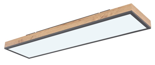 Stropna svjetiljka DORO (80x20 cm), LED, IP20, smeđa