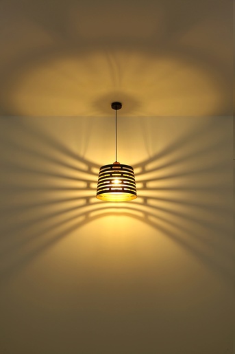 Viseća svjetiljka ABLONA (Ø35 cm), E27, IP20, crna