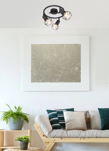 Stropni reflektor XARA I, 3xE14, IP20, crna