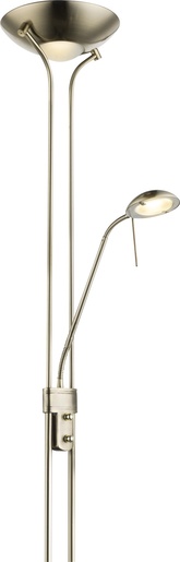 Podna svjetiljka LEONAS (Ø25,5 cm), LED, IP20, zlatna