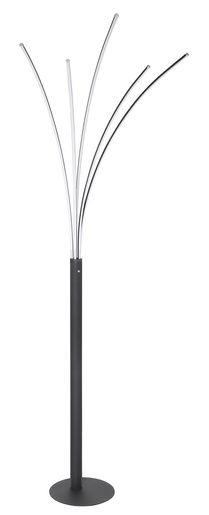 Podna svjetiljka BIZZY, LED, IP20, crna