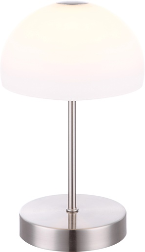 Stolna svjetiljka SNOWFLAKE, IP20, srebrna