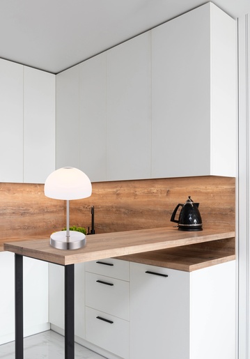 Stolna svjetiljka SNOWFLAKE, IP20, srebrna