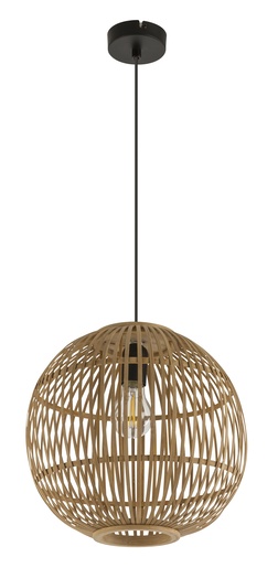 Viseća svjetiljka HILDEGARD, E27, IP20, smeđa