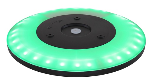 Stropna svjetiljka SAPANA (Ø29 cm), LED, IP44, crno-bijela