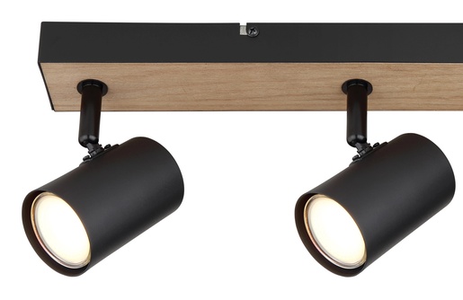 Stropni reflektor ROBBY (41x6x13,5 cm), IP20, crna