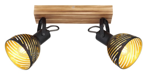 Reflektor LENNA, 2xE27, IP20, crna