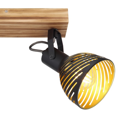 Reflektor LENNA, 2xE27, IP20, crna