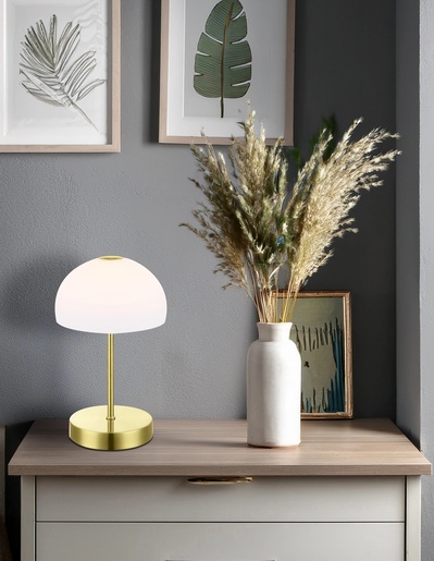 Stolna svjetiljka SNOWFLAKE, IP20, zlatna