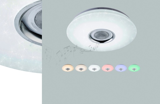 Stropna svjetiljka NICOLE (Ø 40 cm), LED, IP20, bijela