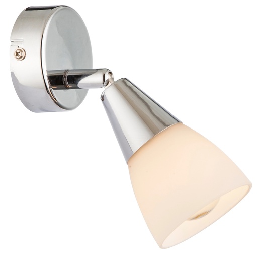 Zidni reflektor TADEUS, E14, IP20, srebrna