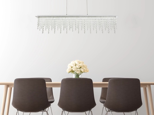 Viseća svjetiljka SCALA, LED, IP20, srebrna