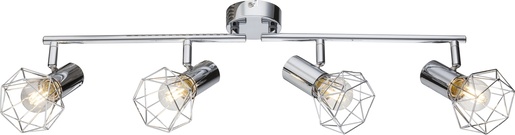 Stropni reflektor XARA I, 4xE14, IP20, srebrna