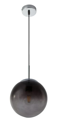 Viseća svjetiljka VARUS (Ø20 cm), E27, IP20, crno-siva