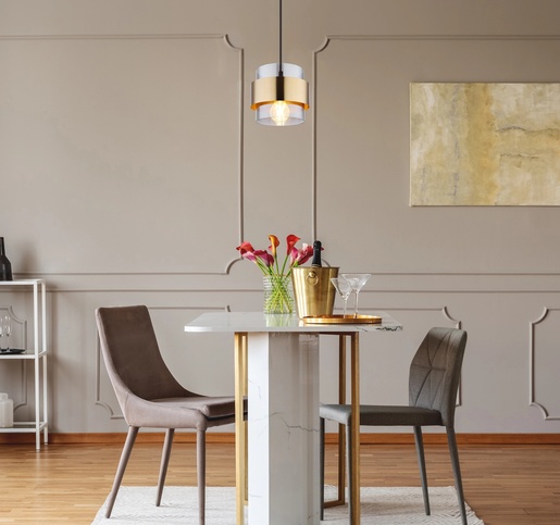 Viseća svjetiljka MILLEY, E27, IP20, crna