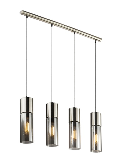 Viseća svjetiljka ANNIKA, 4xE27, IP20, siva