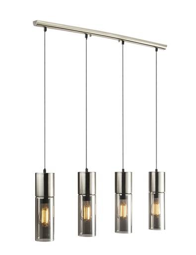 Viseća svjetiljka ANNIKA, 4xE27, IP20, siva