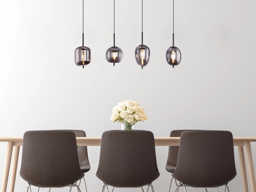 Viseća svjetiljka BLACKY, 4xE14, IP20, crna