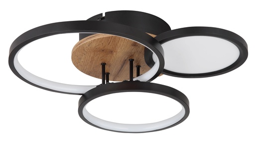 Stropna svjetiljka SID, (40x38 cm), LED, IP20, crna