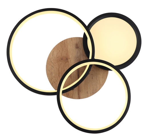 Stropna svjetiljka SID, (40x38 cm), LED, IP20, crna