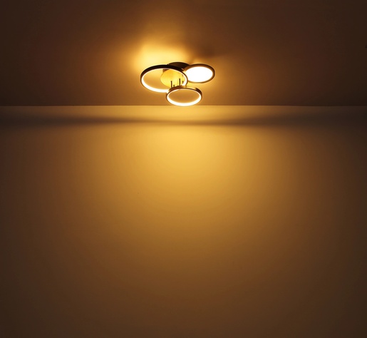 Stropna svjetiljka SID, (40x38 cm), LED, IP20, crna
