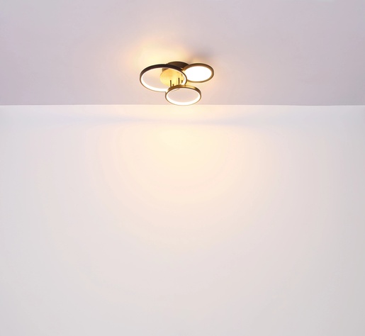 Stropna svjetiljka SID, (40x38 cm), LED, IP20, crna