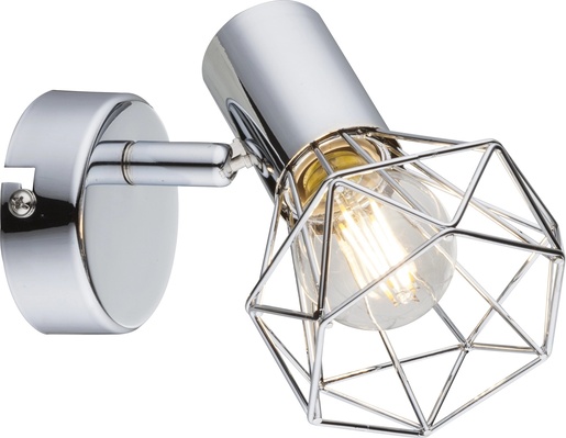 Zidni reflektor XARA I, E14, IP20, srebrna