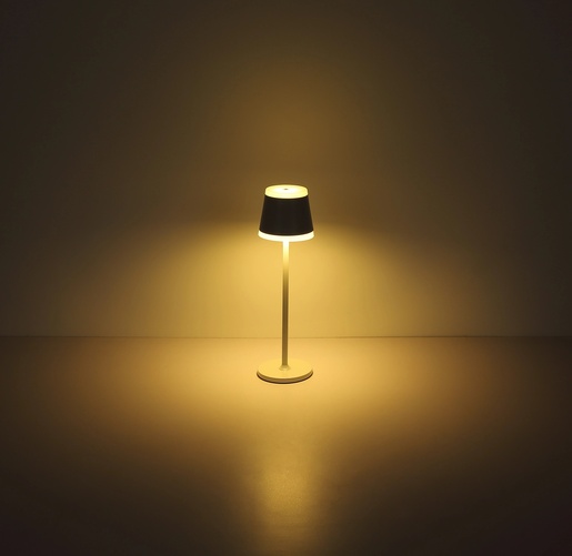 Stolna svjetiljka RIDLEY, IP54, bijela