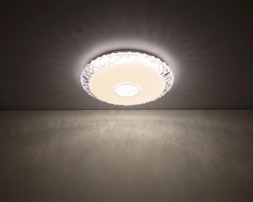 Stropna svjetiljka EDDIE (Ø 50 cm), LED, bijela