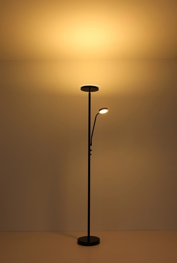 Podna svjetiljka ERNST, LED, IP20, crna