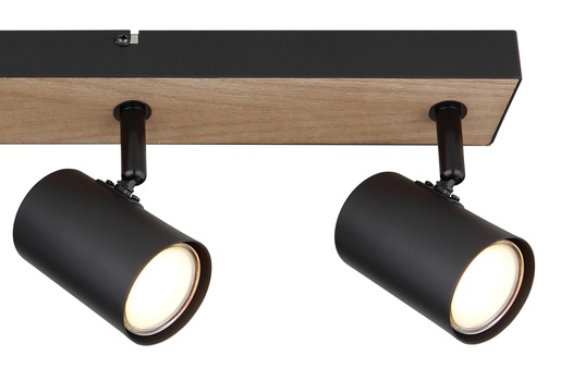 Stropni reflektor ROBBY (55,5x6x13,5 cm), IP20, crna