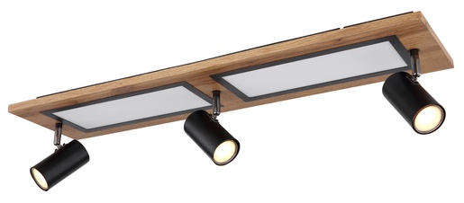 Stropna LED svjetiljka ULLA (20x80 cm), IP20, LED, crna