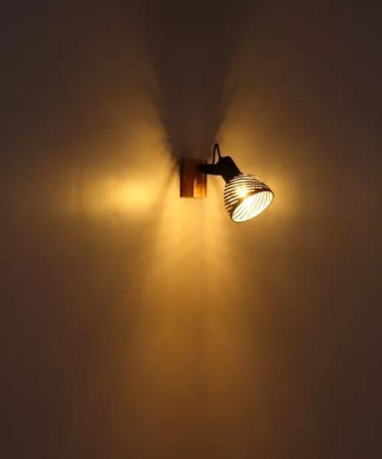 Stropni reflektor LENNA, 3xE27, IP20, crna