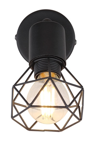 Zidni reflektor XARA I, E14, IP20, crna