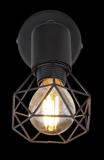 Zidni reflektor XARA I, E14, IP20, crna