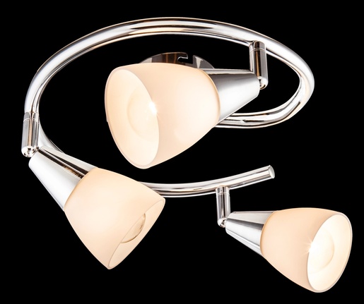 Stropni reflektor TADEUS, 3xE14, IP20, srebrna