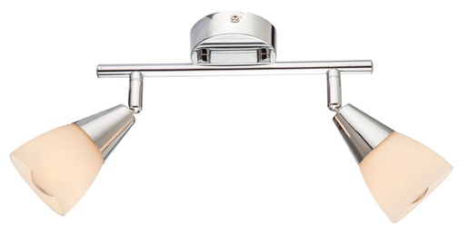 Stropni reflektor TADEUS, 2xE14, IP20, srebrna