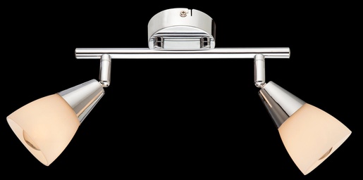 Stropni reflektor TADEUS, 2xE14, IP20, srebrna