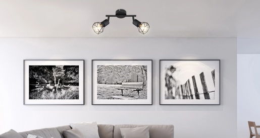 Reflektor XARA I, 2xE14, IP20, crna