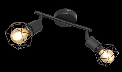 Reflektor XARA I, 2xE14, IP20, crna