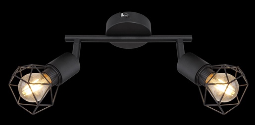 Reflektor XARA I, 2xE14, IP20, crna