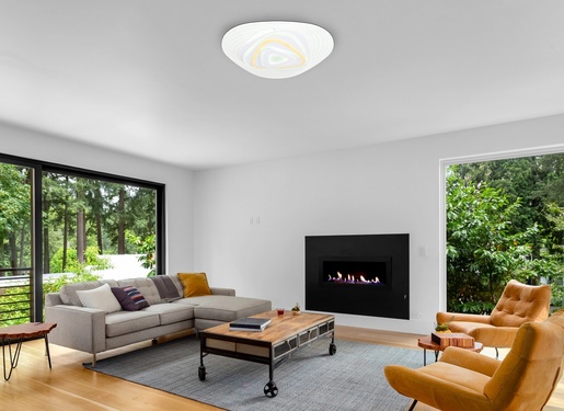 Stropna svjetiljka COCELYN (Ø 50 cm), LED, IP20, 40W, bijela