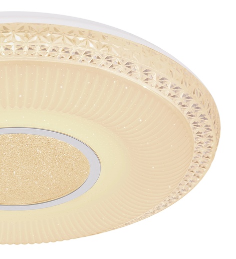 Stropna svjetiljka KLEMENS (Ø50 cm), LED, siva