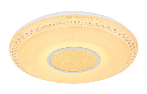 Stropna svjetiljka KLEMENS (Ø50 cm), LED, siva