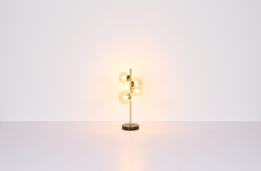 Podna svjetiljka RIHA, LED, IP20, zlatna