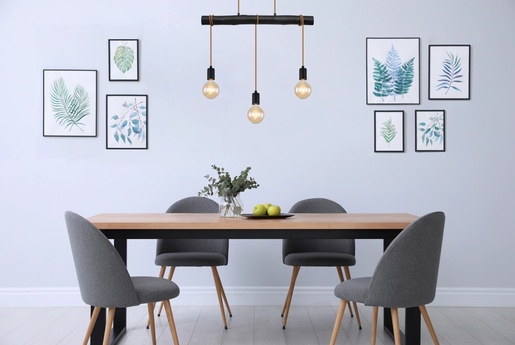 Viseća svjetiljka GREGOR, 3xE27, IP20, crna