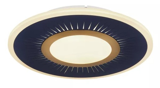 Stropna svjetiljka INGOMAR (Ø37,2 cm), LED, IP20, crno-bijela