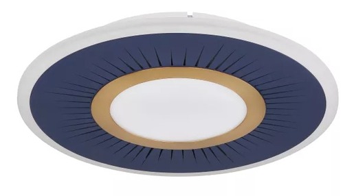 Stropna svjetiljka INGOMAR (Ø37,2 cm), LED, IP20, crno-bijela